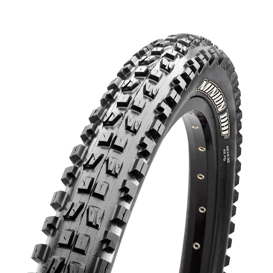 Maxxis, Minion DHF, Mountain Tire, 26''x2.50, Wire, Clincher, Single, DH, 60x2TPI, Black