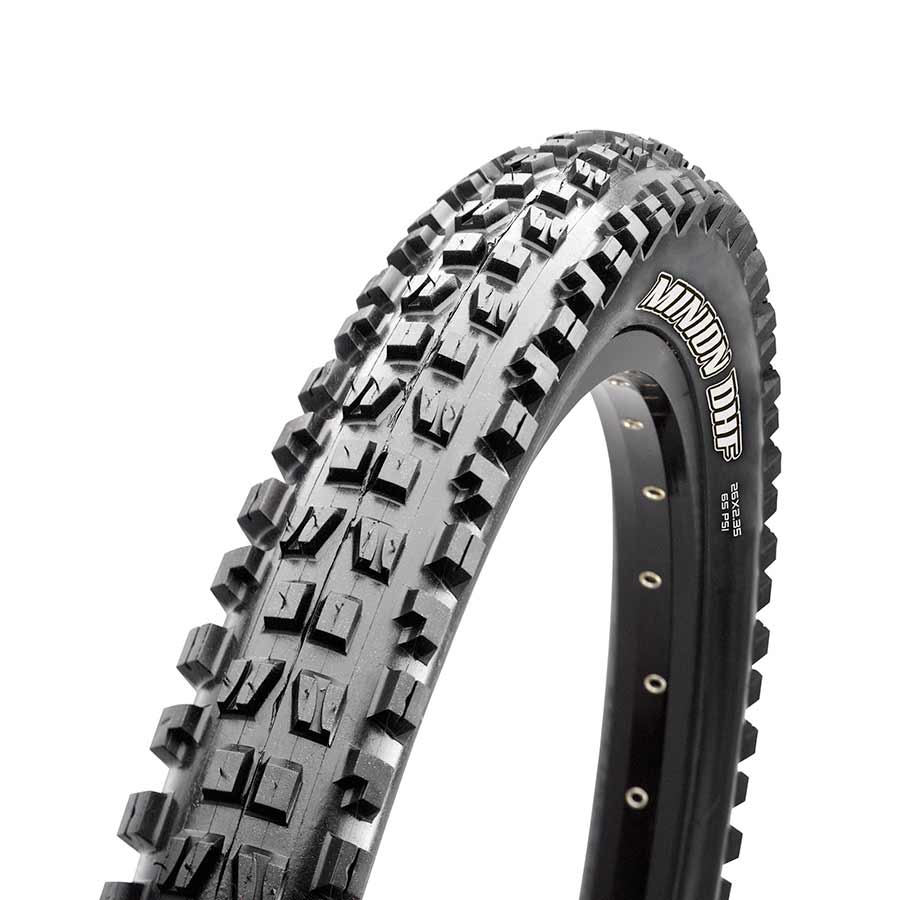 Maxxis, Minion DHF, Mountain Tire, 26''x2.50, Wire, Clincher, Single, DH, 60x2TPI, Black