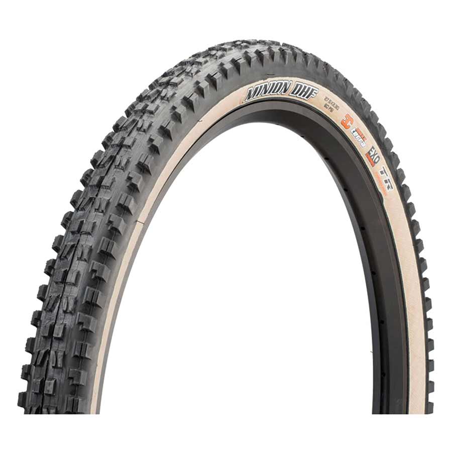 Maxxis, Minion DHF, Mountain Tire, 26''x2.50, Wire, Clincher, Single, DH, 60x2TPI, Black